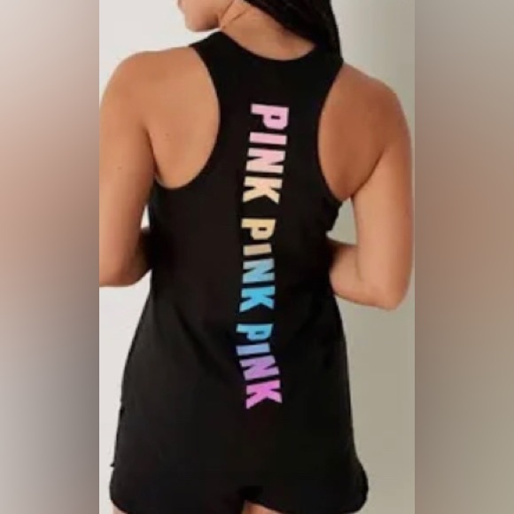 PINK Victoria's Secret Tops - Nwt PINK Knit Racerback Everyday Tank Top